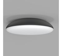 Plafoniera da soffitto tonda design moderno nero 6 luci MN-418