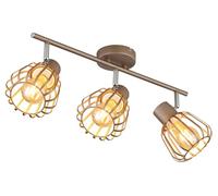 Globo Lighting Olin lampada da soffitto 3x40 W marrone 54663-3