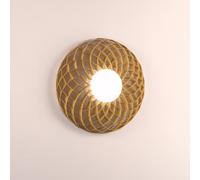 Plafoniera Dalia Led 3000K Dimm Gx53 Polilux Oro D60 Made In Italy [EEK: A++]