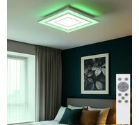 Plafoniera Deckenpanel Luci Soggiorno RGB LED Telecomando Dimmerabile Cct [EEK: Inaditato]
