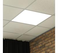 Plafoniera Deckenpanel Telaio Piatto Quadrati Bianco Caldo 1x LED