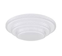 Plafoniera dimmerabile con telecomando, Plafoniera Smart LED, App comando vocale, funzione luce notturna, 30W 2300lm bianco caldo- bianco freddo, PxH 49,5 x 13 cm
