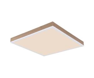 Plafoniera Dimmerabile Telecomando LED Luce Del Giorno Simil Legno L 45 CM [EEK: Non valutato]