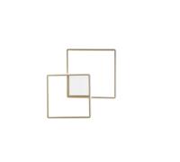 Plafoniera DOWEL in metallo verniciato oro PICCOLO
