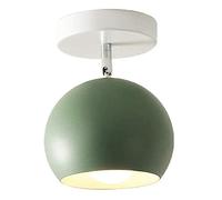 Plafoniera E27 Lampadario in metallo Moderno Lampada a Sospensione lampada da soffitto Forma rotonda per Cucina Camera da letto sala da pranzo corridoio ristorante Hotel studia, verde