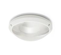 Velamp PTLEDIK-E27 Applique a Parete/plafoniera Tonda 27cm. in PC infrangibile IK10. Attacco E27, Compatibile LED, Max 60W. IP54: installabile all'Interno o all'Esterno. 60 W, Grigio