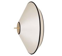 Plafoniera Edgeform Tafta Ø52 Nero/Bianco Sporco