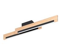 Plafoniera Eglo LED Camacho Marrone Nero 2 x 10 W Marrone-nero