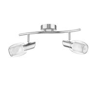 Plafoniera ELERA con due lampade incl. 452lm E14 LED bianco caldo ciascuna [EEK: E]