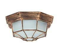 plafoniera esterna Milano oro antico E27 1x 100W MAX
