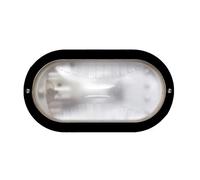 Plafoniera Esterno Contemporanea Owen Pc Nero 1 Luce E27 Ip44