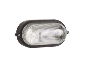 Plafoniera Esterno Contemporanea Pc Nero 1 Luce E27 Ip44