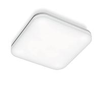 Plafoniera Esterno Gea Led Alba Q Ges833 Ip66 2700lm 4000°k Lampada Soffitto Moderna