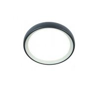 Plafoniera Esterno Moderna Loft Alluminio E Termoplastica Grigio Led 18W 4000K