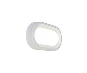 Plafoniera Esterno Moderna Orion Alluminio E Termoplastica Bianco Led 18W 4000K