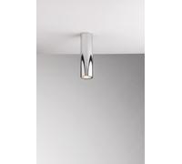 PLAFONIERA-FARETTO FLUKE TONDA CROMO 1 LUCE ATTACCO GU10 5,5X5,5X20CM