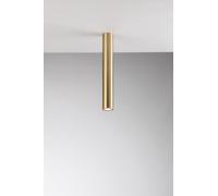 PLAFONIERA-FARETTO FLUKE TONDA ORO 1 LUCE ATTACCO GU10 5,5X5,5X40CM