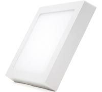 Plafoniera Faretto Pannello Soffitto Led Luce Freddo 12W Quadrato Tondo