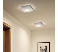 Plafoniera Faretto Spot da Soffitto Lampada Soggiorno LED Argento Angolare