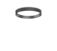 Plafoniera Fly LED 18W Luce Calda 3000K Nero Ideal Lux