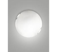 Plafoniera Fox D.40 Bianco Collezione FOX Due luci design moderno per interni