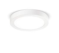 Plafoniera Gea Led Sham R Gfa761 12w Led 220v Termoplastica Lampada Soffitto Tonda Moderna Interno, 4000°k (luce naturale)