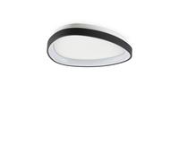 Plafoniera Gemini LED 24W 4000K Nero Con Dimmer Ideal Lux