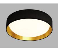 Plafoniera Gianna Acciaio Bianco Tessuto Trasparente Led 15,2W 3000K