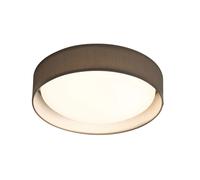 Plafoniera Gianna Tessuto Bianco Policarbonato Grigio Led 25,3W 3000K