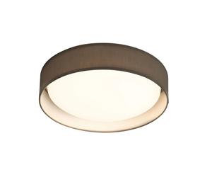 Plafoniera Gianna Tessuto Bianco Policarbonato Grigio Led 25,3W 3000K