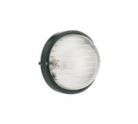 PLAFONIERA DA ESTERNO TONDA NERO BIANCO E27 - SOVIL 781/06