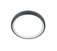 Plafoniera Esterno Moderna Loft Alluminio E Termoplastica Grigio Led 18W 4000K