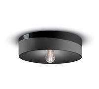 PLAFONIERA D.40 PI NERO CARBONE C1792(NEC)