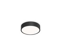 Plafoniera Contemporanea Ray Metallo Nero Led Integrato 13W 3000K Ip44