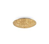 Ideal Lux KING PL9 ORO Mod. 073262 Lampada Da Soffitto 9 Luci