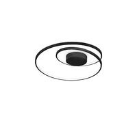 Plafoniera Moderna Dali Oz Metallo Nero Led 48W 3000K Luce Calda [EEK: A++]