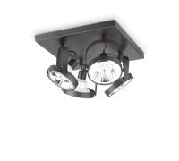 PLAFONIERA IDL ART. GLIM PL4 NERO SQUARE SUPER PREZZO LEGGI DESCRIZIONE