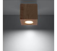 Sollux Lighting Quad lampada da soffitto 1x40 W legno SL.0493