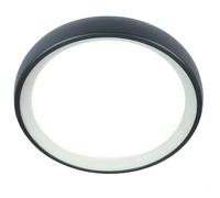 Plafoniera in termoplastico LOFT PLAFONIERA TONDA 18WLED 4000K Dimensioni Ø 31xh6,8 cm Diffusore in termoplastico opalino colore GRAFITE GRAFITE