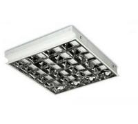 Plafoniera Incasso 60x60 Novalux 4x18W G13 Bianca /Ottica Dark Antiriflesso