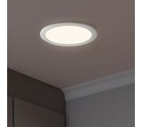Plafoniera Incasso Deckenpanel Luce Sala da Pranzo Alluminio Bianco 4000K LED H