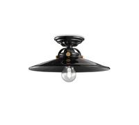 PLAFONIERA B&W SMALTO NERO C10408