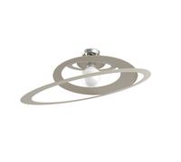 Plafoniera Industrial-Minimal Bungee Metallo Sabbia 1 Luce E27 D70Cm