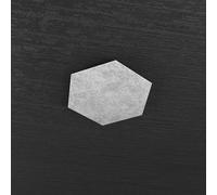 Plafoniera Moderna Decorativa Hexagon Metallo Foglia Argento