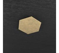 Plafoniera Moderna Decorativa Hexagon Metallo Foglia Oro