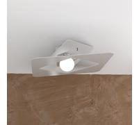 Plafoniera Industrial-Minimal Wacky Metallo Grigio 1 Luce E27 [EEK: A++]