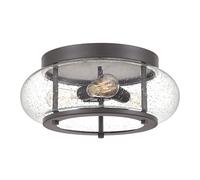 Plafoniera Industrial Nordica Trilogy Metallo Bronzo Antico 3 Luci E27