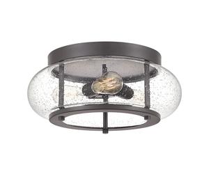 Plafoniera Industrial Nordica Trilogy Metallo Bronzo Antico 3 Luci E27