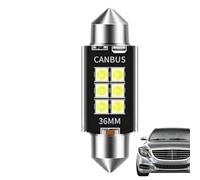 Plafoniera interna, lampadine LED per interno auto | Lampada da lettura Lampade di ricambio a doppia punta - Luci a forma di cupola, alta luminosità per la maggior parte