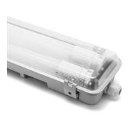 Plafoniera IP65 con 2 tubi LED 22W - 4000K. 150 cm